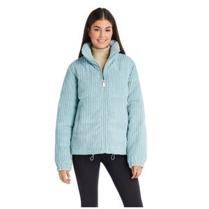 Koolaburra by UGG Mint Green Corduroy Puffer Jacket Coat Thick Heavy Lined XXL